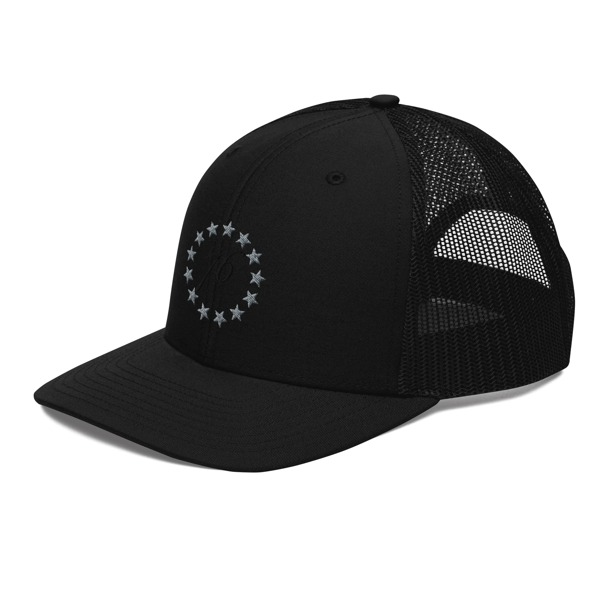 13 Stars Logo Hat - Blacked Out (LIMITED)