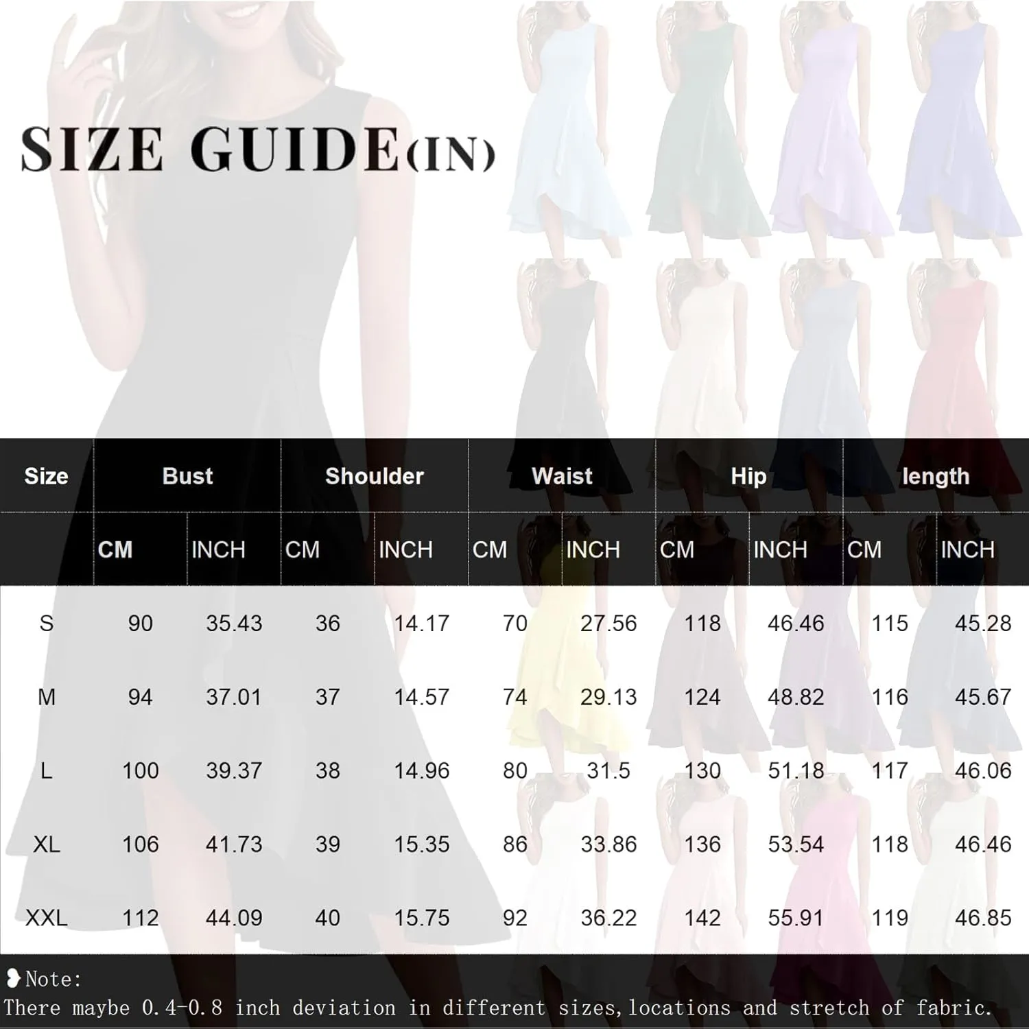4th of July Dress for Women American Flag Patriotic Sleeveless Ruffle Hem Dresses High Waist Red White and Blue Dress