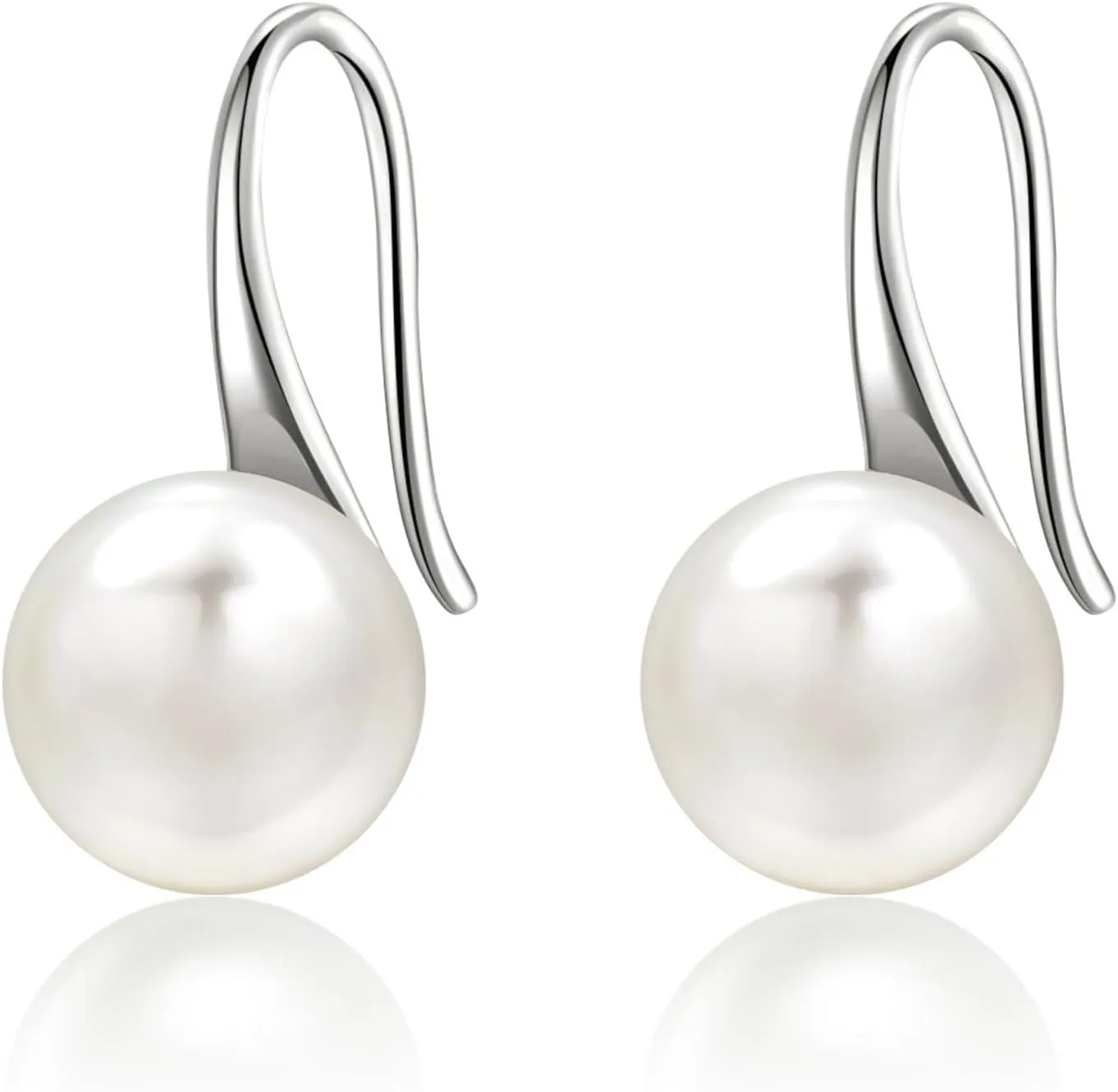 925 Sterling Silver Freshwater Cultured Handpicked AAA  Quality Pearl Drop Earring for Women