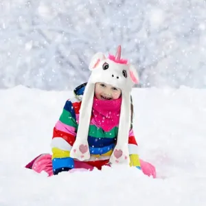 Adira White Unicorn Floppy Plush Hat | 20% off | Cuddles Apparel
