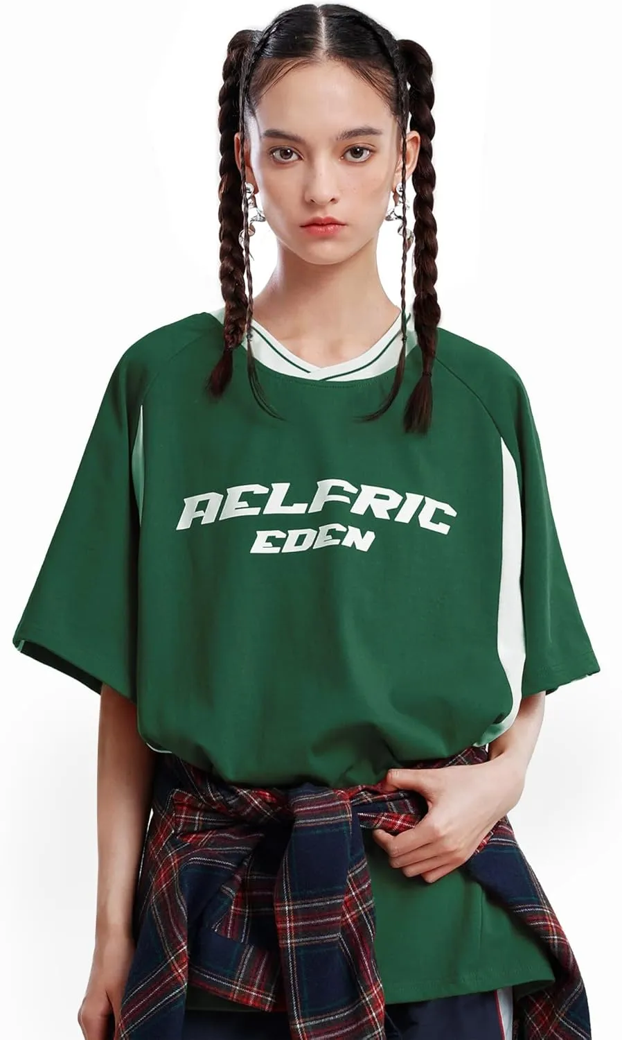 Aelfric Eden Graphic Tees Y2k Mens Oversized T Shirt Racing Streetwear Shirts Unisex Casual Summer Tops