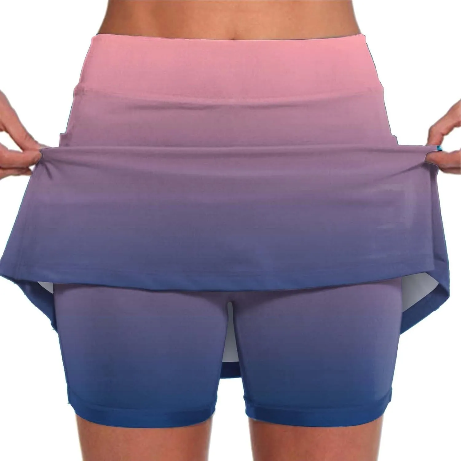 aihihe Skirts for Women 2024 Elegant Black Spandex Shorts for Women Plus Size Skorts for Women Dressy Casual Petite