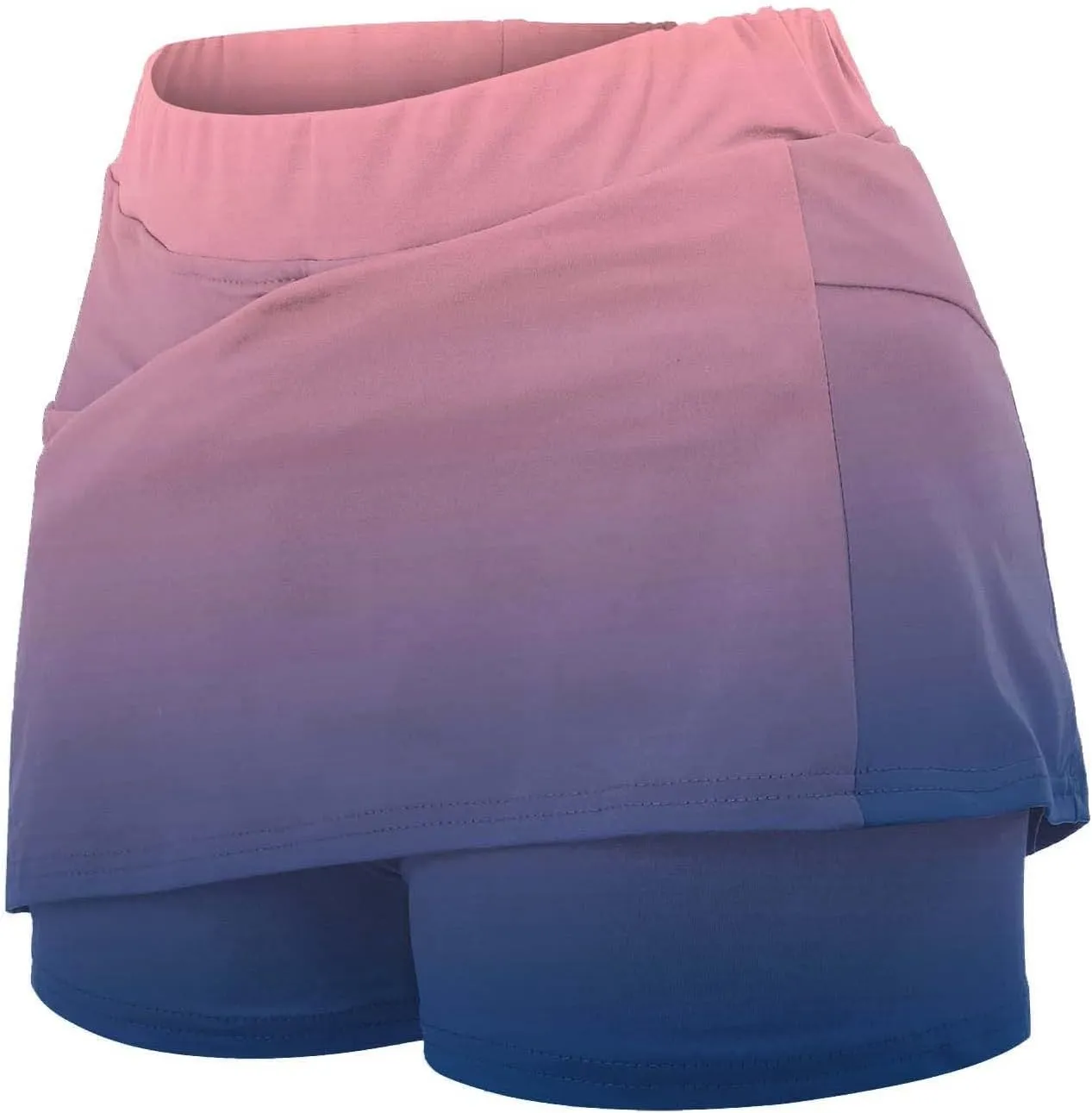 aihihe Skirts for Women 2024 Elegant Black Spandex Shorts for Women Plus Size Skorts for Women Dressy Casual Petite