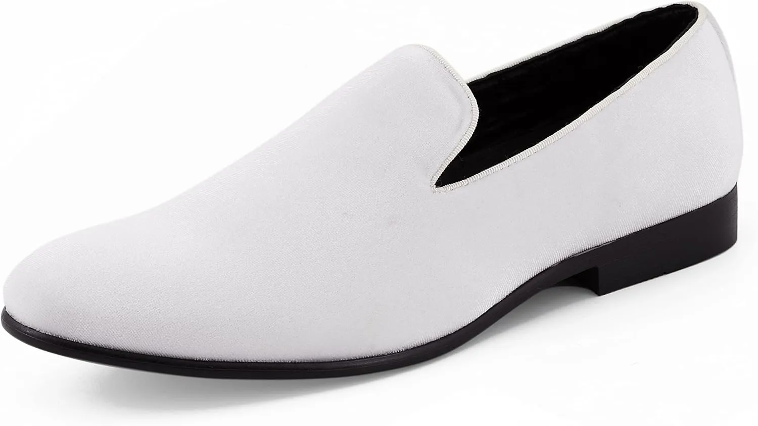 Amali Fishman Mens Dress Shoes Plush Velvet with a Quilted Design Slip-on Driver Shoes for Men Velvet Loafers The Original Smoking Men Tuxedo Slipper Shoes