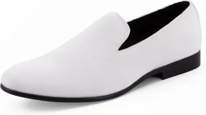 Amali Fishman Mens Dress Shoes Plush Velvet with a Quilted Design Slip-on Driver Shoes for Men Velvet Loafers The Original Smoking Men Tuxedo Slipper Shoes