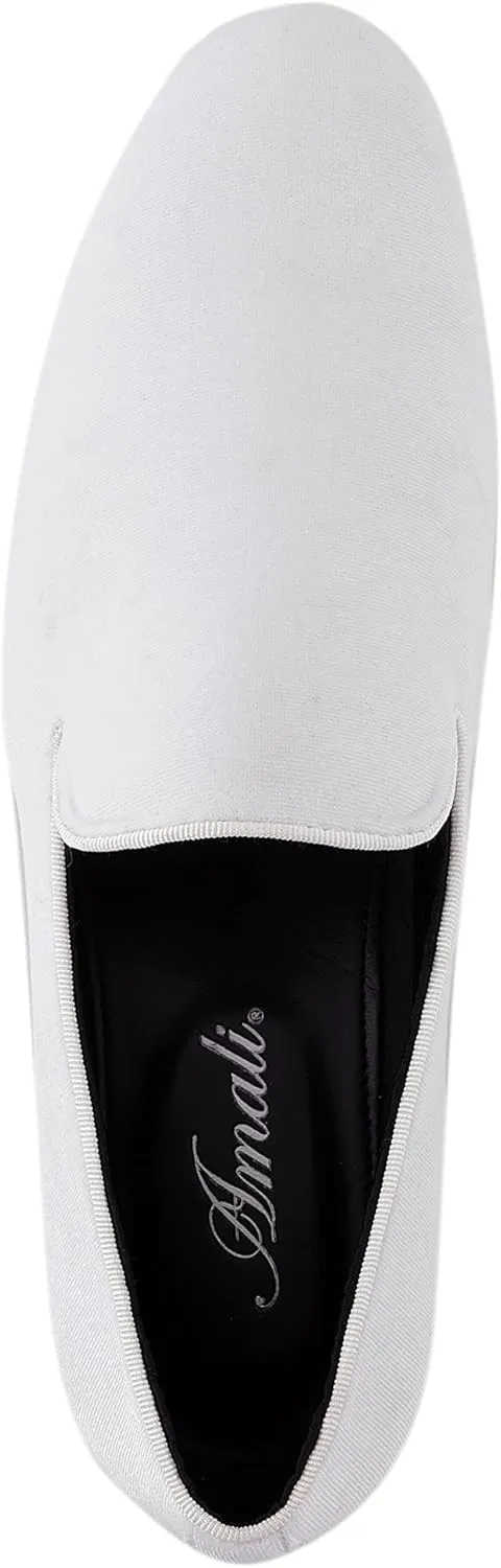 Amali Fishman Mens Dress Shoes Plush Velvet with a Quilted Design Slip-on Driver Shoes for Men Velvet Loafers The Original Smoking Men Tuxedo Slipper Shoes