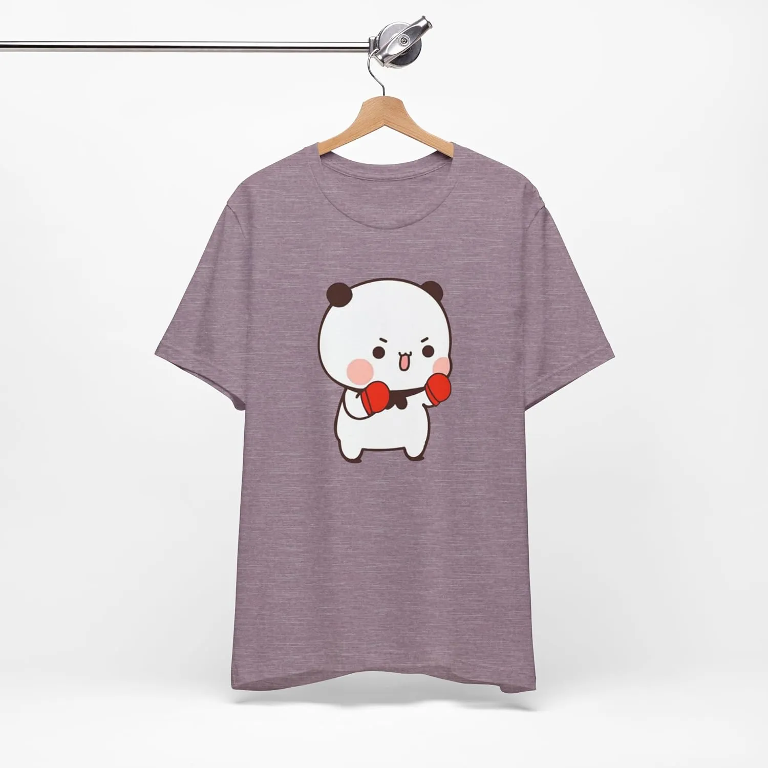 Andii Bubu with Boxing Gloves Graphic Tee - Fun Bubu & Dudu Design Gift for Sports Enthusiasts Unisex Jersey Short Sleeve Tee