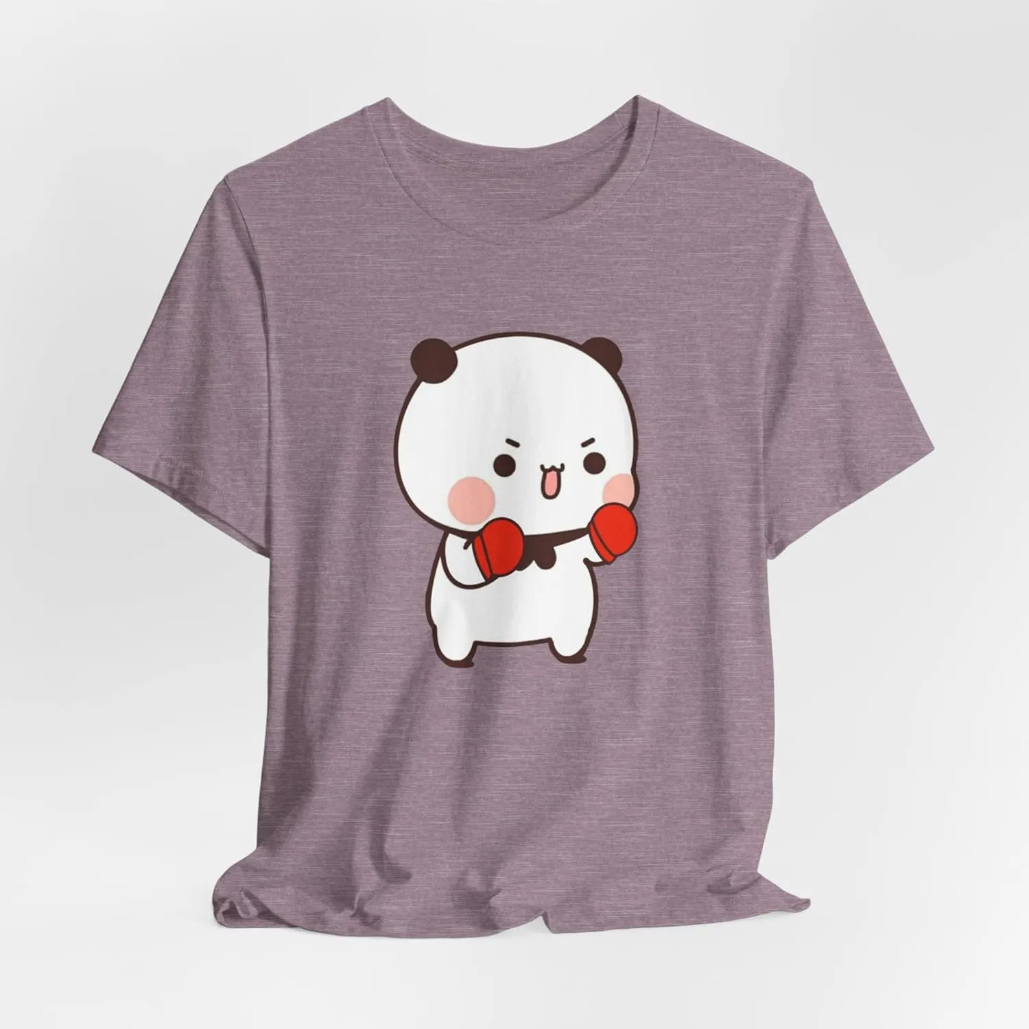Andii Bubu with Boxing Gloves Graphic Tee - Fun Bubu & Dudu Design Gift for Sports Enthusiasts Unisex Jersey Short Sleeve Tee