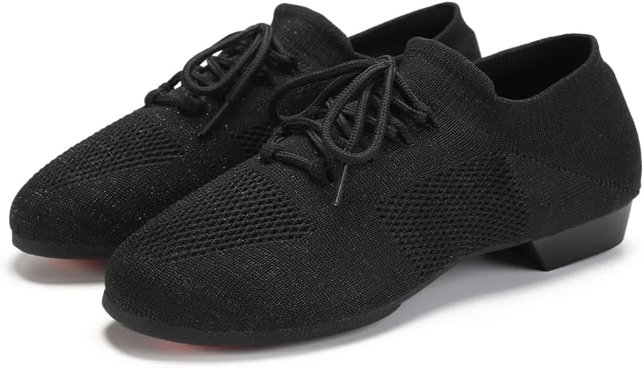 AOQUNFS Practice Dance Shoes Slip on Dance Shoes for Women Split Sole Jazz Shoes for Girl,XD-Model XD