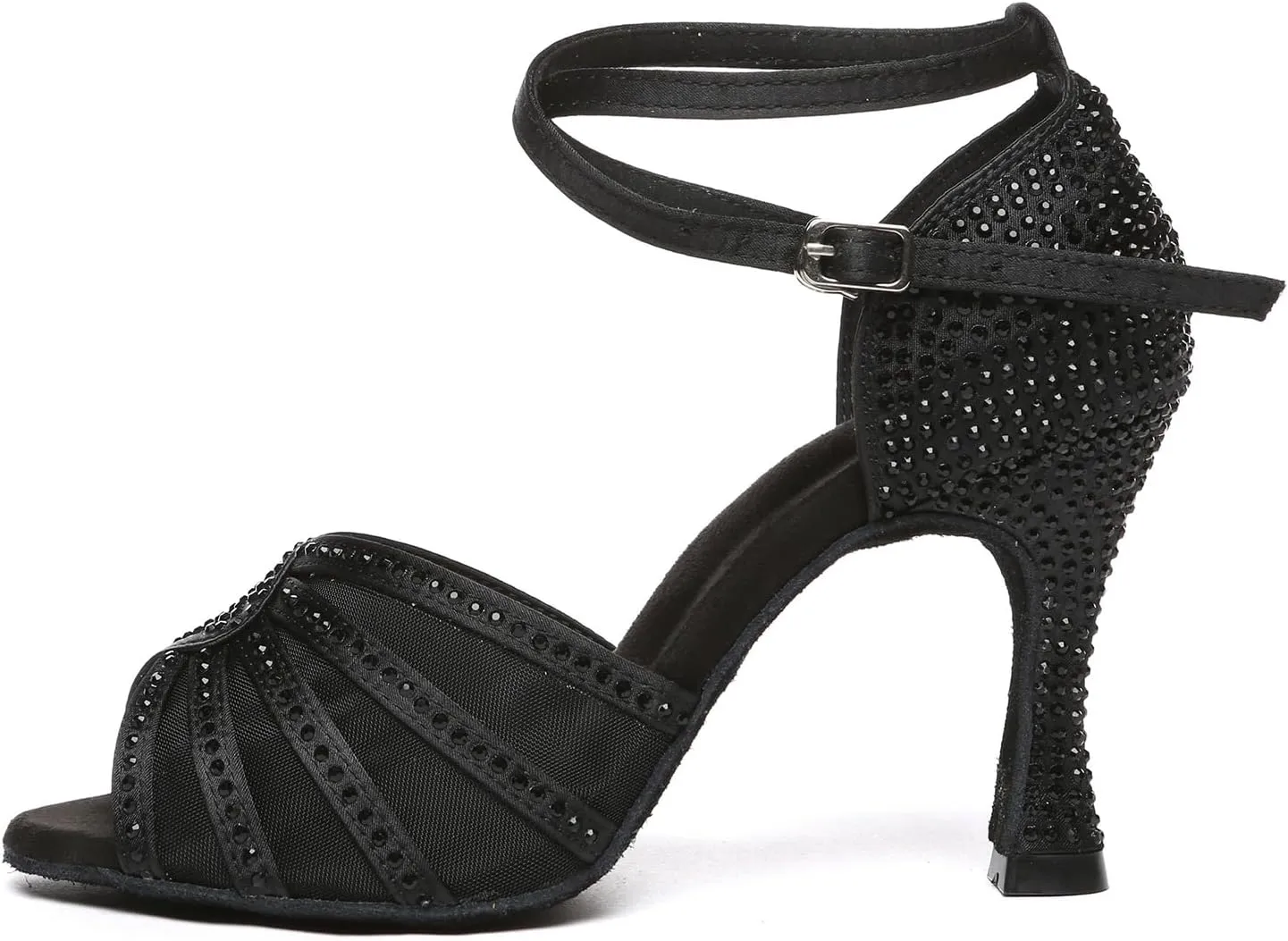 AOQUNFS Women Ballroom Dance Shoes Latin Salsa Practice Performance Dancing Shoes,L598