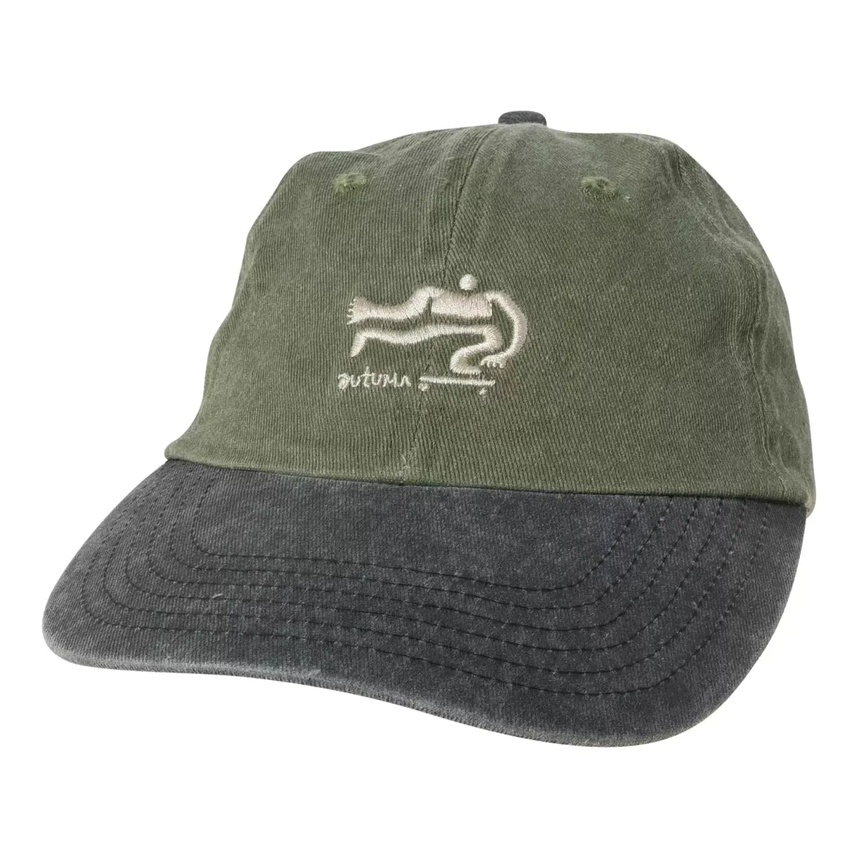 Autumn Pre Washed Canvas Two Tone Artist Series Strapback Hat