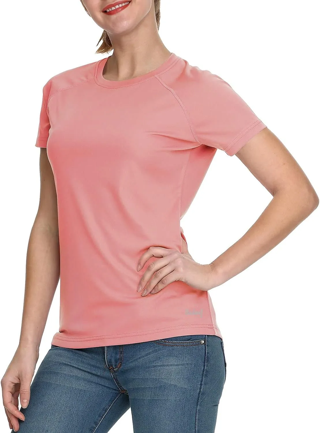 baleaf Women's UPF 50  UV Protection Shirts Short Sleeve T-Shirts SPF Sun Shirts Quick Dry Outdoor Performance Tops