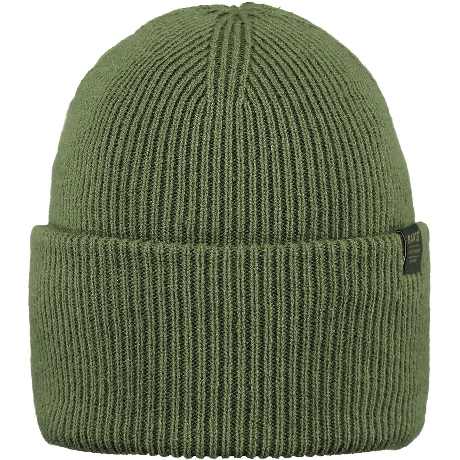 Barts Haveno High Cuffed Ribbed Knit Stretchy Beanie Hat