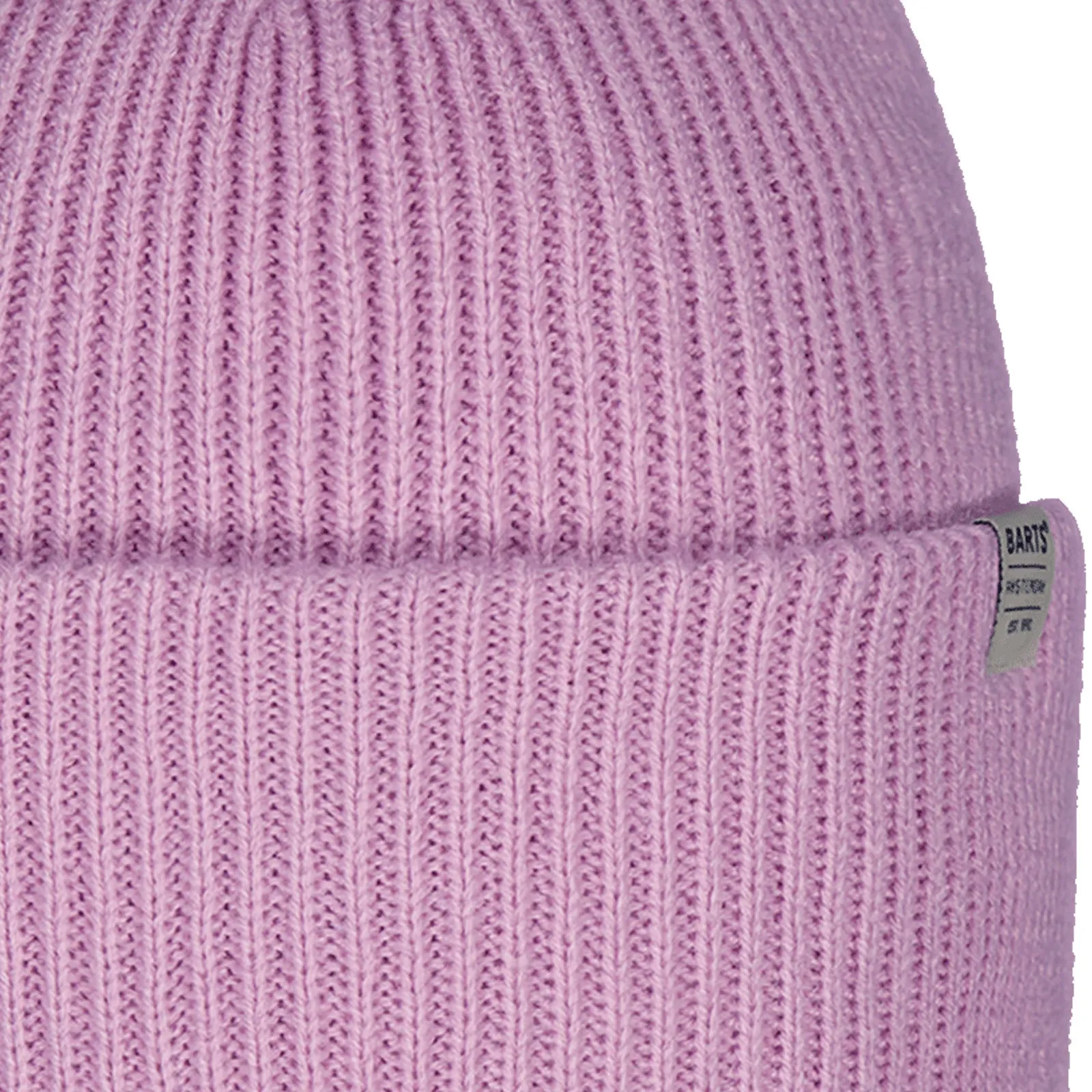 Barts Haveno High Cuffed Ribbed Knit Stretchy Beanie Hat