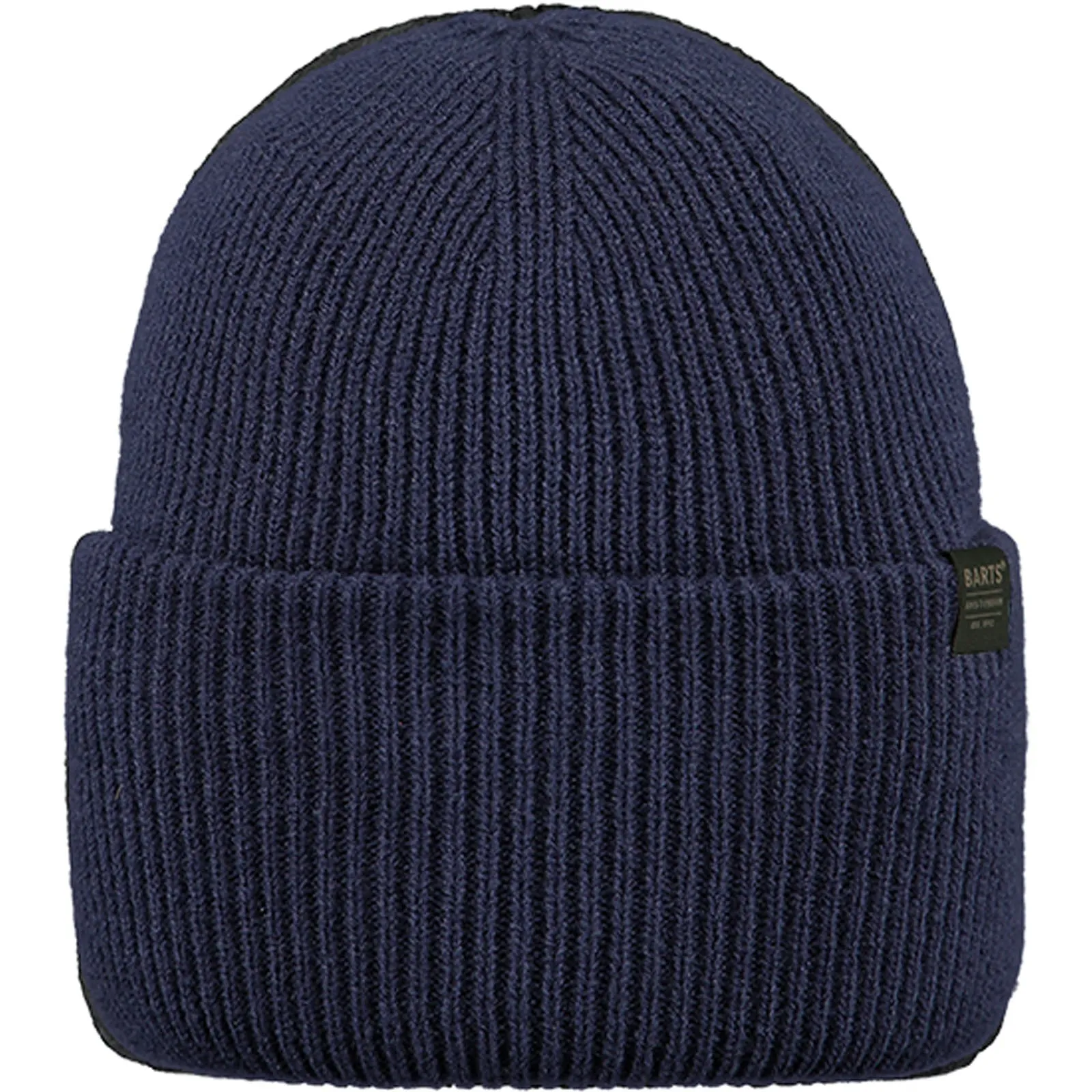 Barts Haveno High Cuffed Ribbed Knit Stretchy Beanie Hat