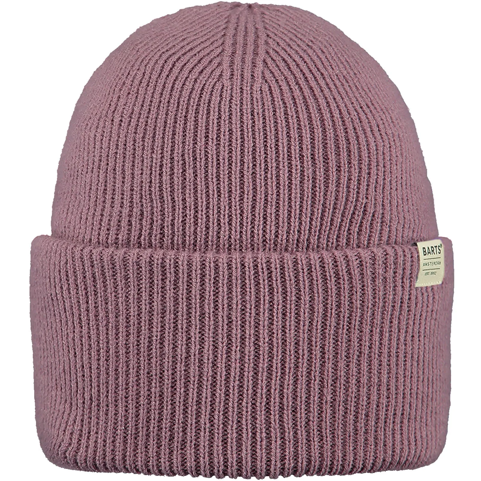 Barts Haveno High Cuffed Ribbed Knit Stretchy Beanie Hat