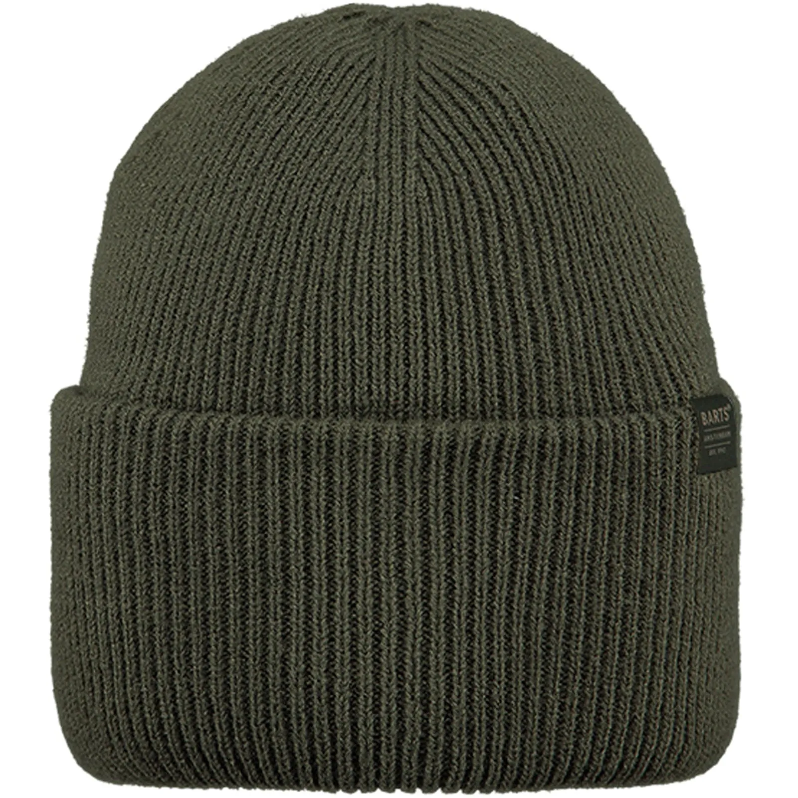 Barts Haveno High Cuffed Ribbed Knit Stretchy Beanie Hat