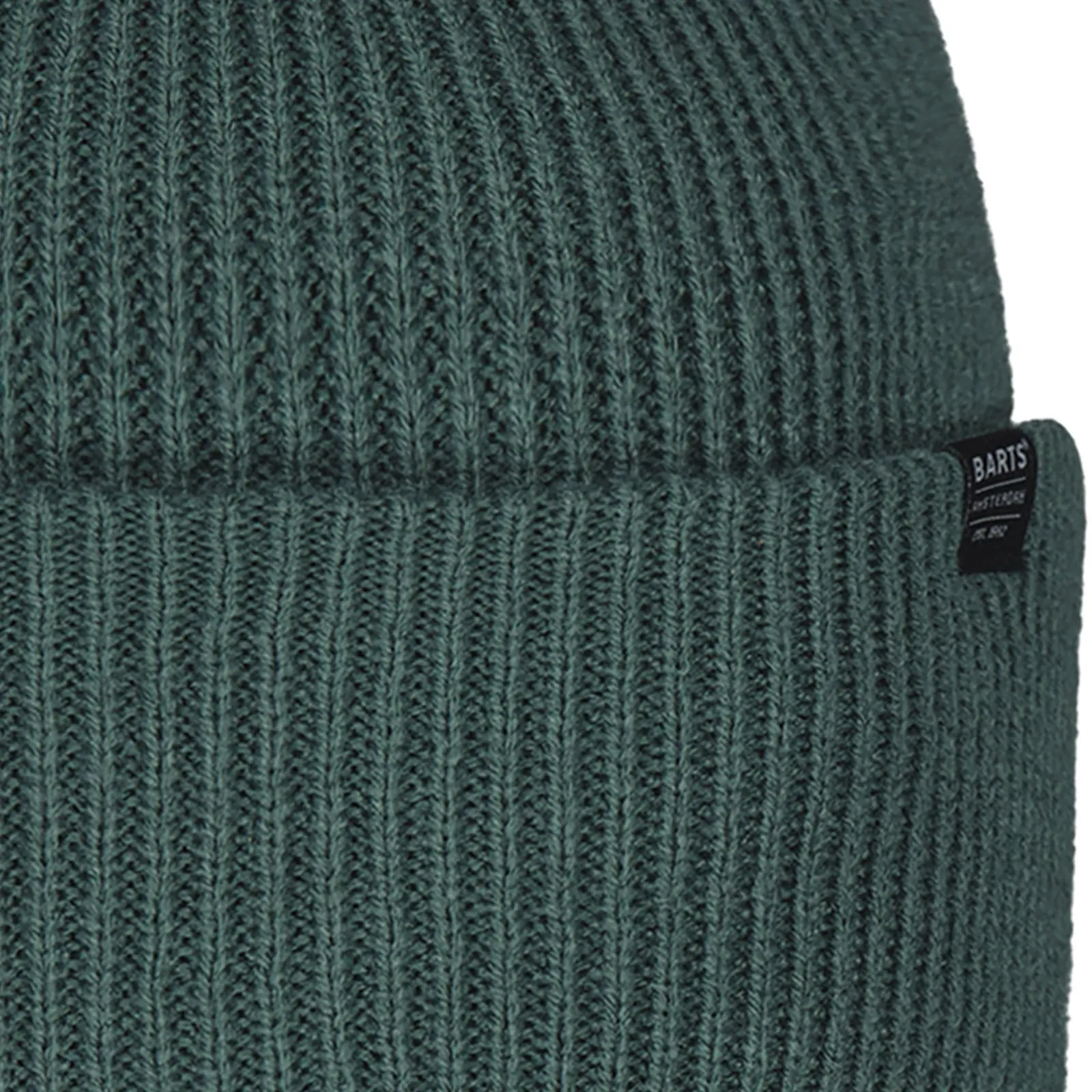Barts Haveno High Cuffed Ribbed Knit Stretchy Beanie Hat
