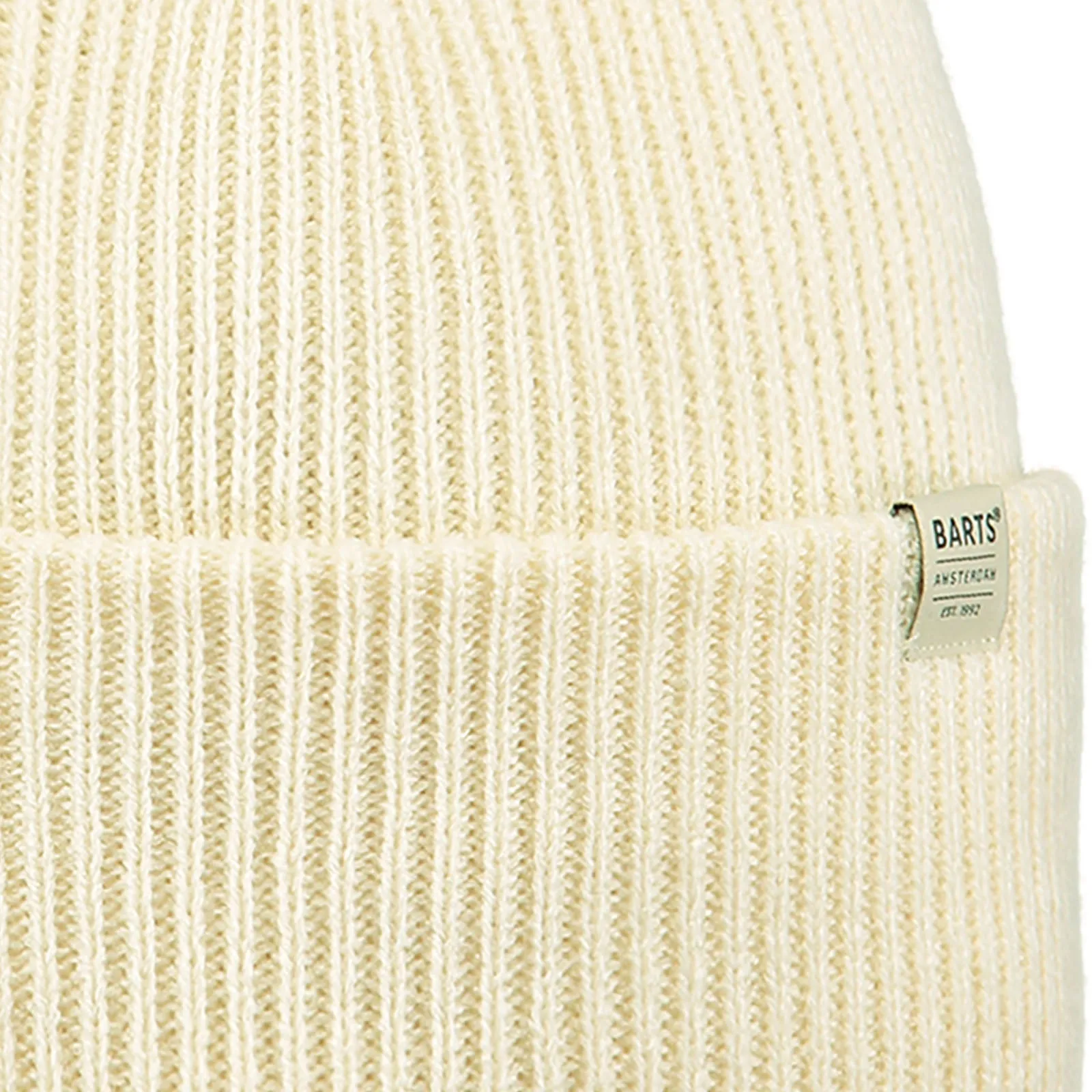 Barts Haveno High Cuffed Ribbed Knit Stretchy Beanie Hat