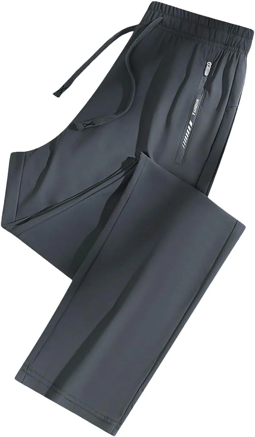 Beeswan Stretch Active Pants for Women, Plus Size Breathable Quick Drying Joggers, High Rise Comfy Casual Hiking Pant