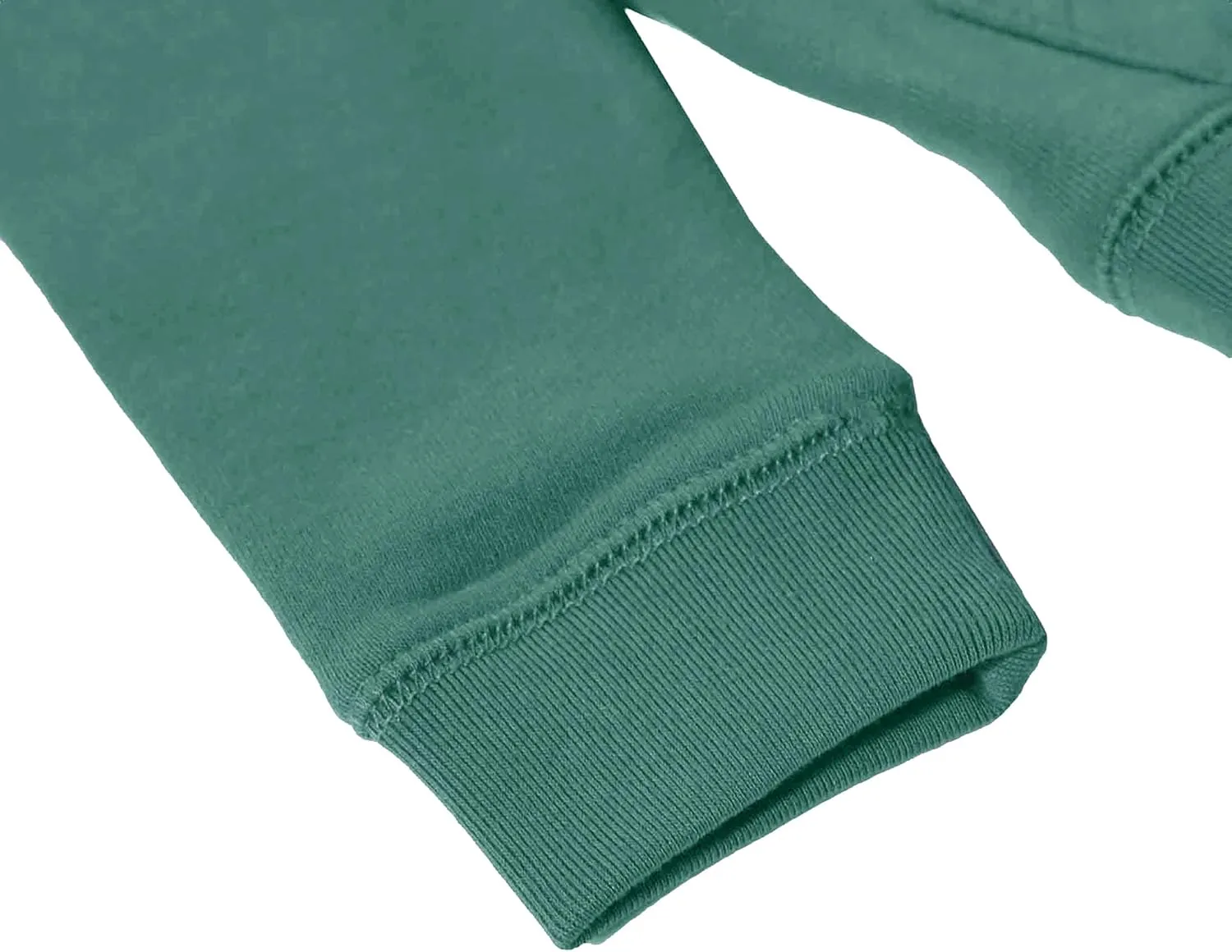 Bienzoe Girls Full Zip Hoodie: Kids Soft Fleece School Uniform Sweatshirt