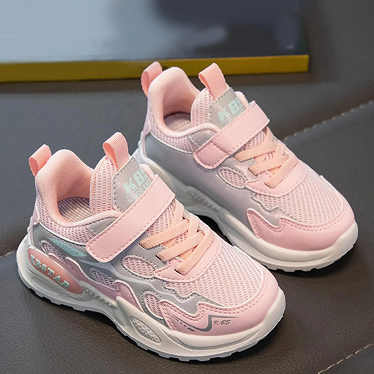 Boys Girls Kids Knitted Mesh Sneakers Breathable Lightweight Running Sports Shoes Fashion Athletic Toddler Girls Sneaker