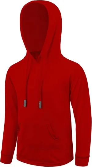 Boys Rash Guard UPF 50  Swim Shirts Sun Protection Long Sleeve Hoodie Kids Fishing Beach Watersport Shirt with Pocket