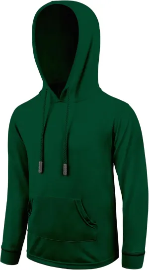 Boys Rash Guard UPF 50  Swim Shirts Sun Protection Long Sleeve Hoodie Kids Fishing Beach Watersport Shirt with Pocket