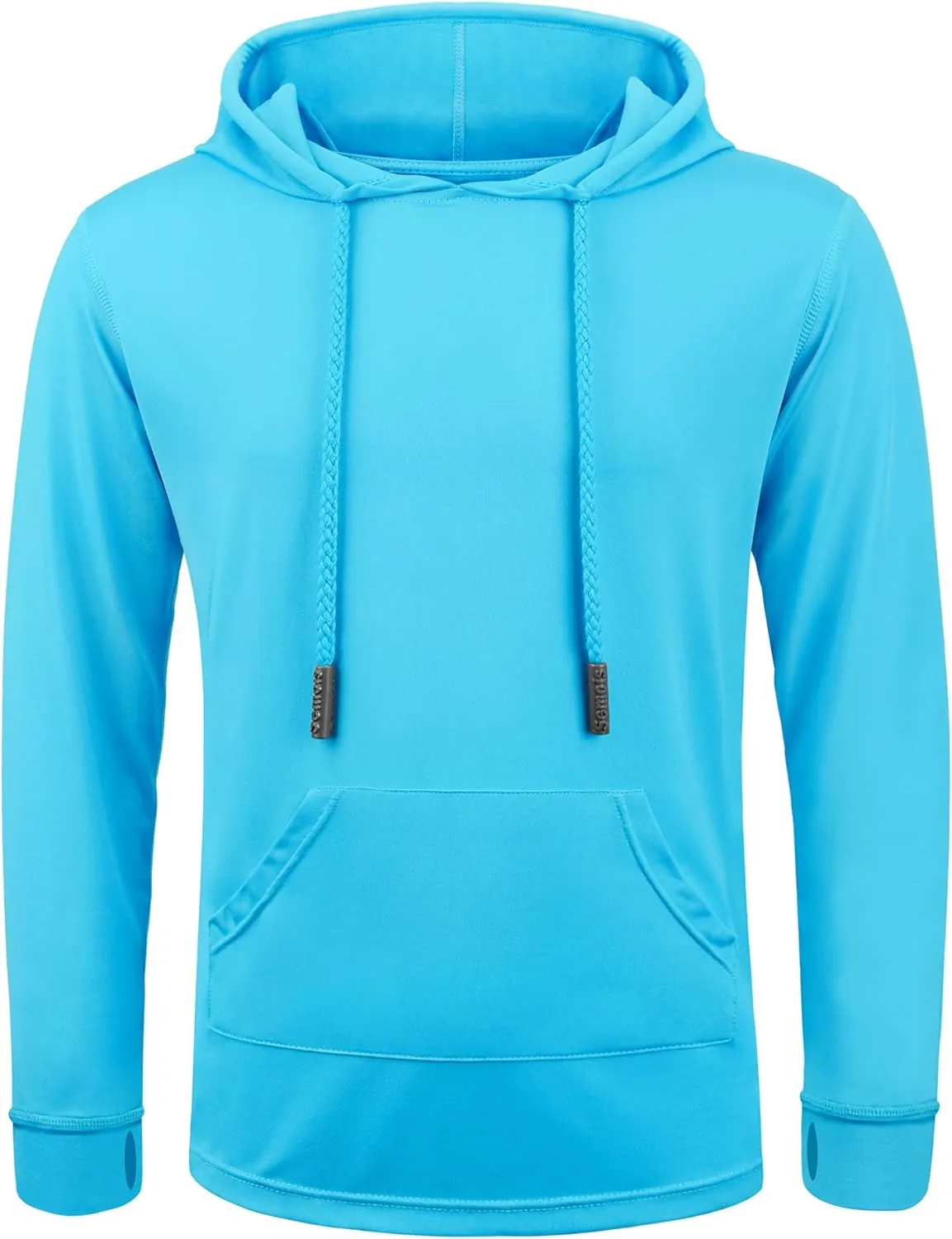 Boys Rash Guard UPF 50  Swim Shirts Sun Protection Long Sleeve Hoodie Kids Fishing Beach Watersport Shirt with Pocket