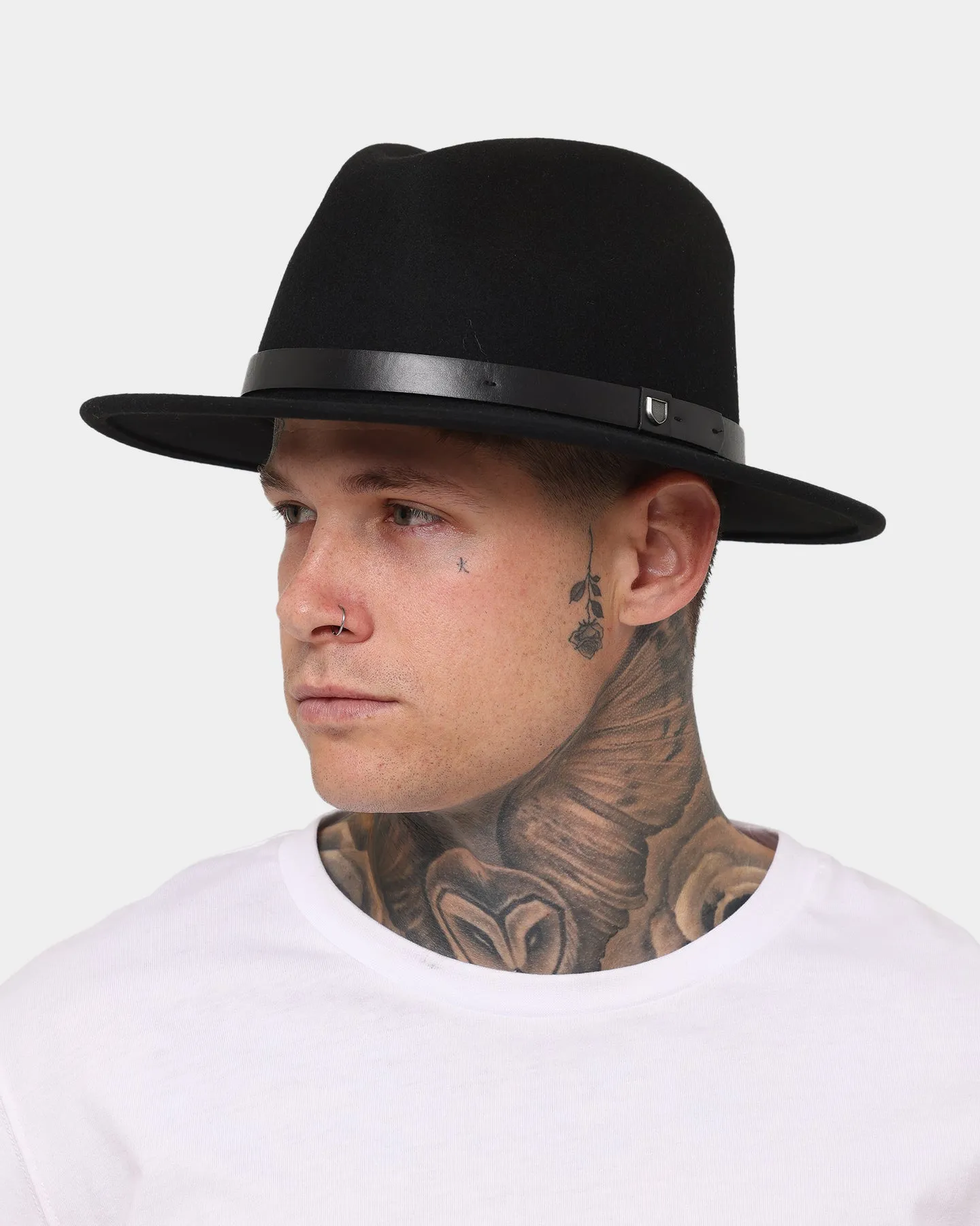 Brixton Messer Fedora Black/Black