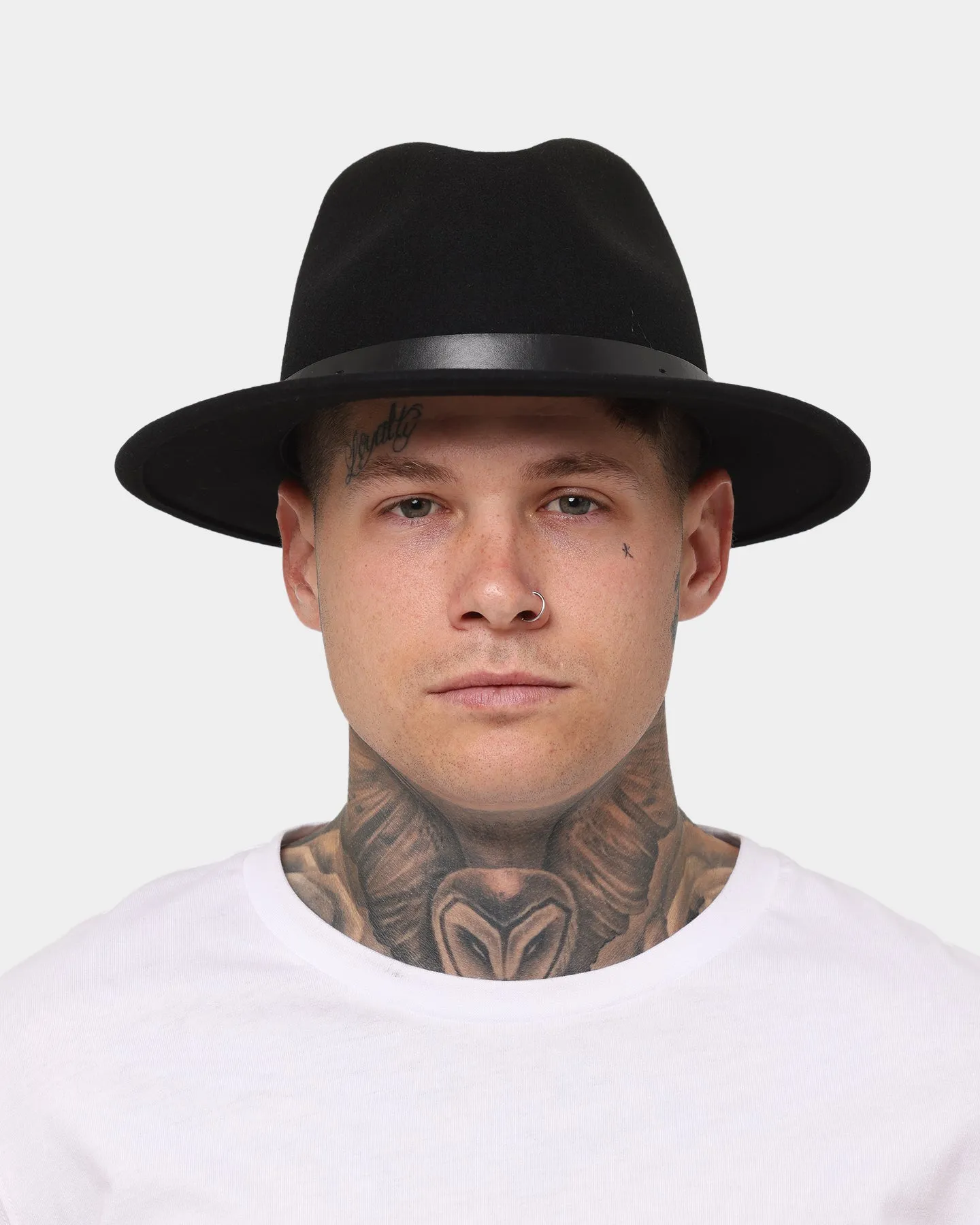 Brixton Messer Fedora Black/Black