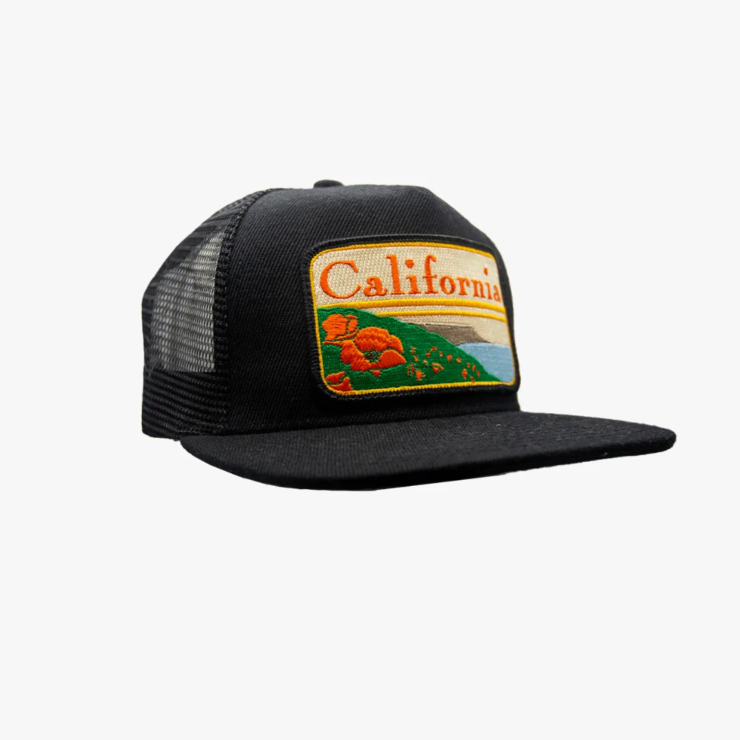 California Poppy Pocket Hat