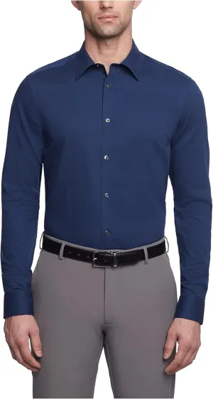 Calvin Klein Dress Shirts Slim Fit Non Iron Solid