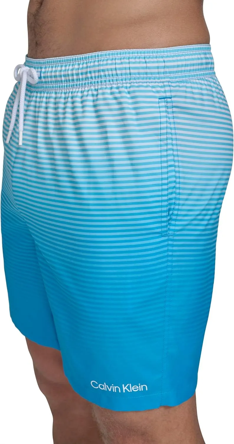 Calvin Klein Men's Volley Quick Dry Lightweight Swim Trunk