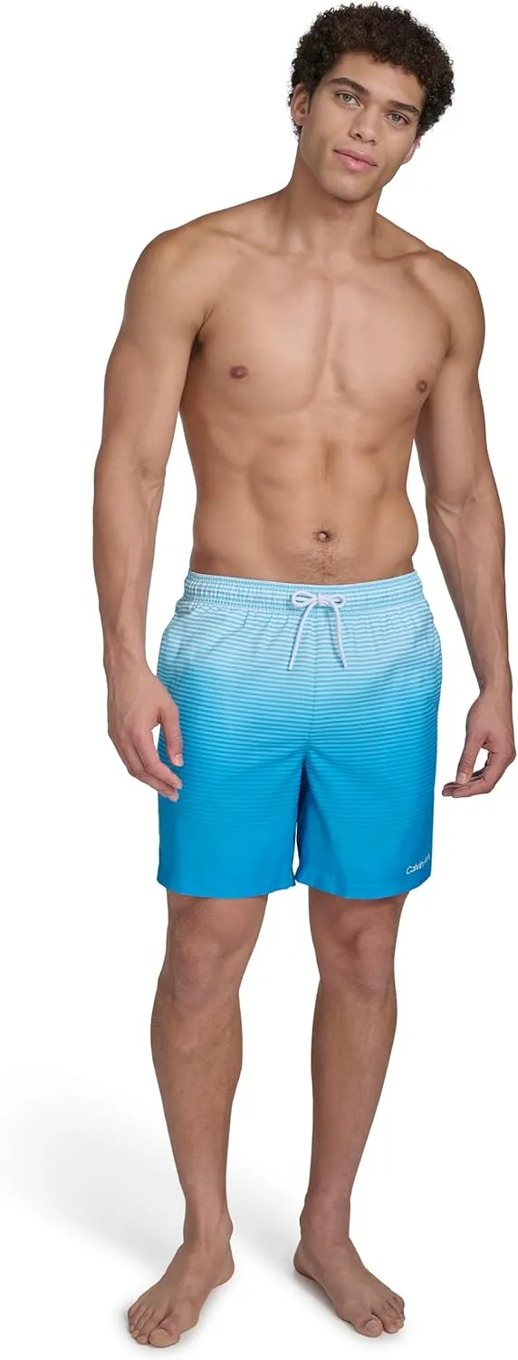 Calvin Klein Men's Volley Quick Dry Lightweight Swim Trunk