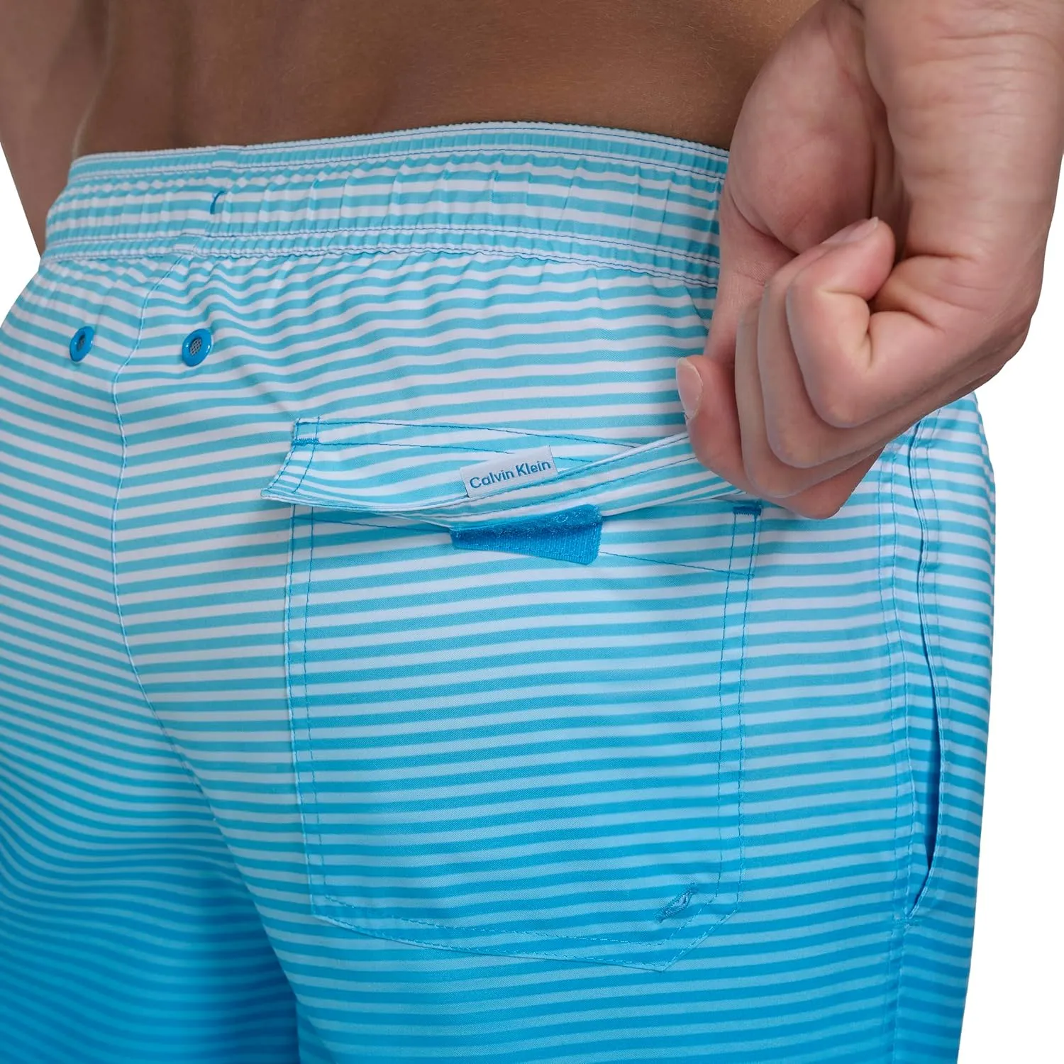 Calvin Klein Men's Volley Quick Dry Lightweight Swim Trunk