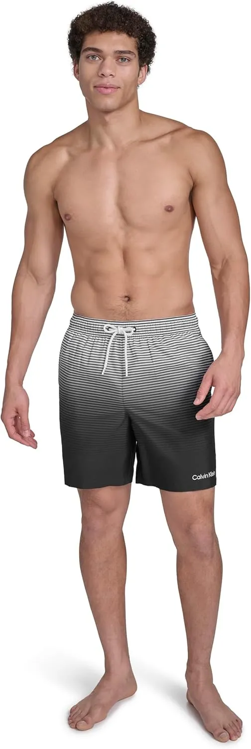 Calvin Klein Men's Volley Quick Dry Lightweight Swim Trunk