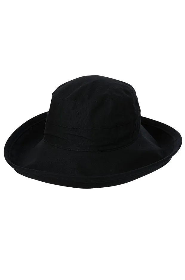 Cancer Council Ladies Essential Traveller Hat - Black