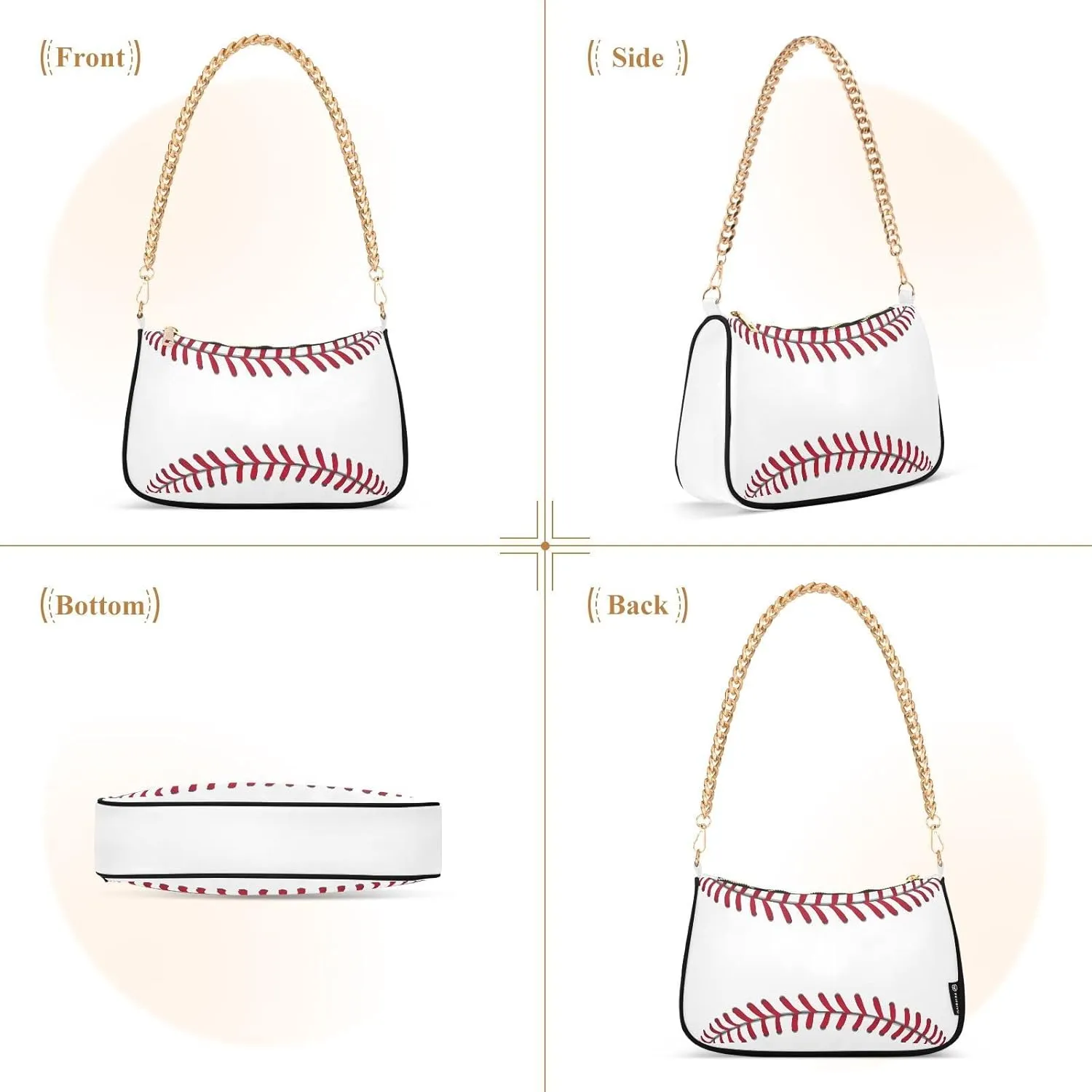 Chain Shoulder Bag Tote Handbag Purse for Women