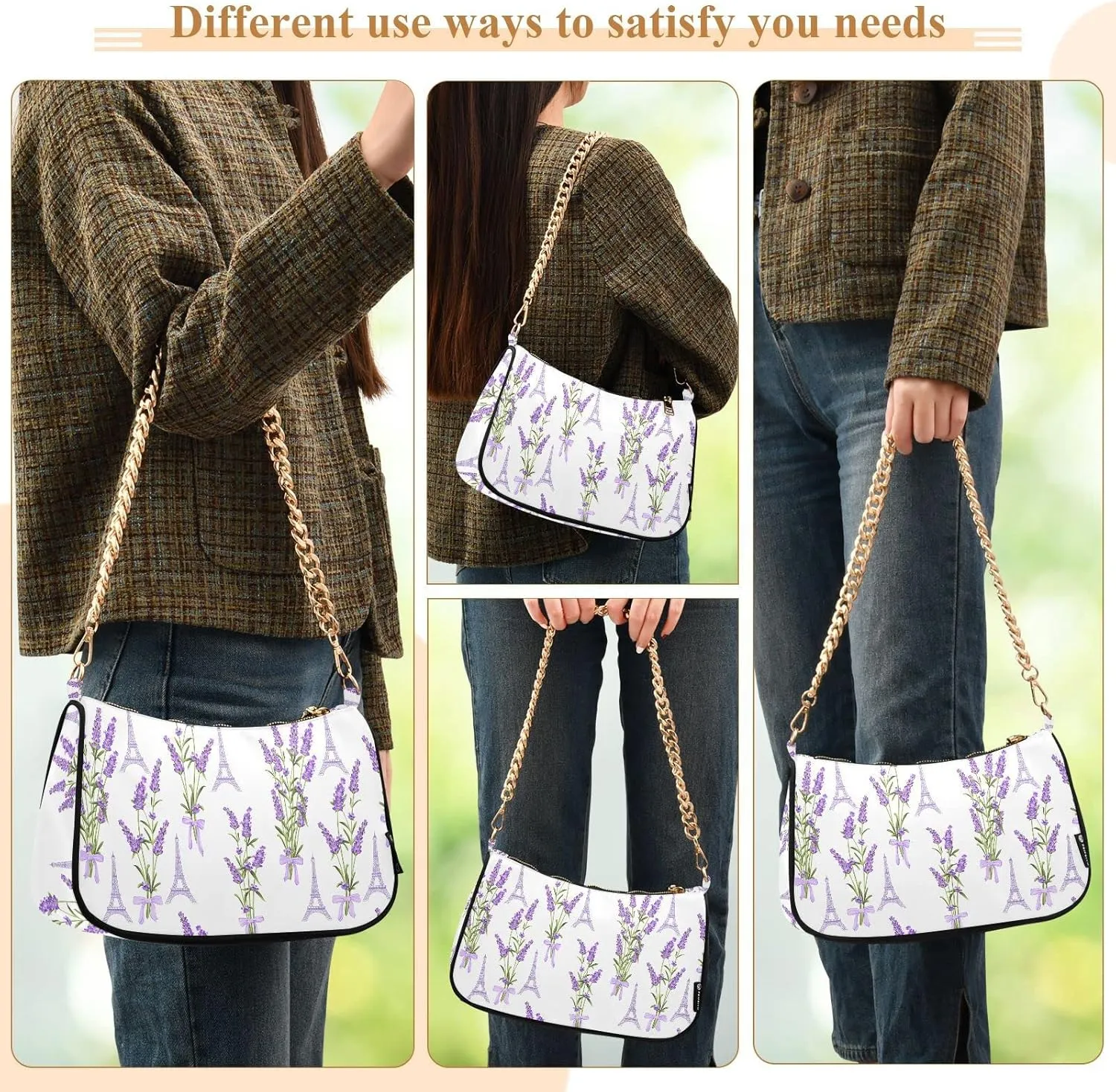 Chain Shoulder Bag Tote Handbag Purse for Women