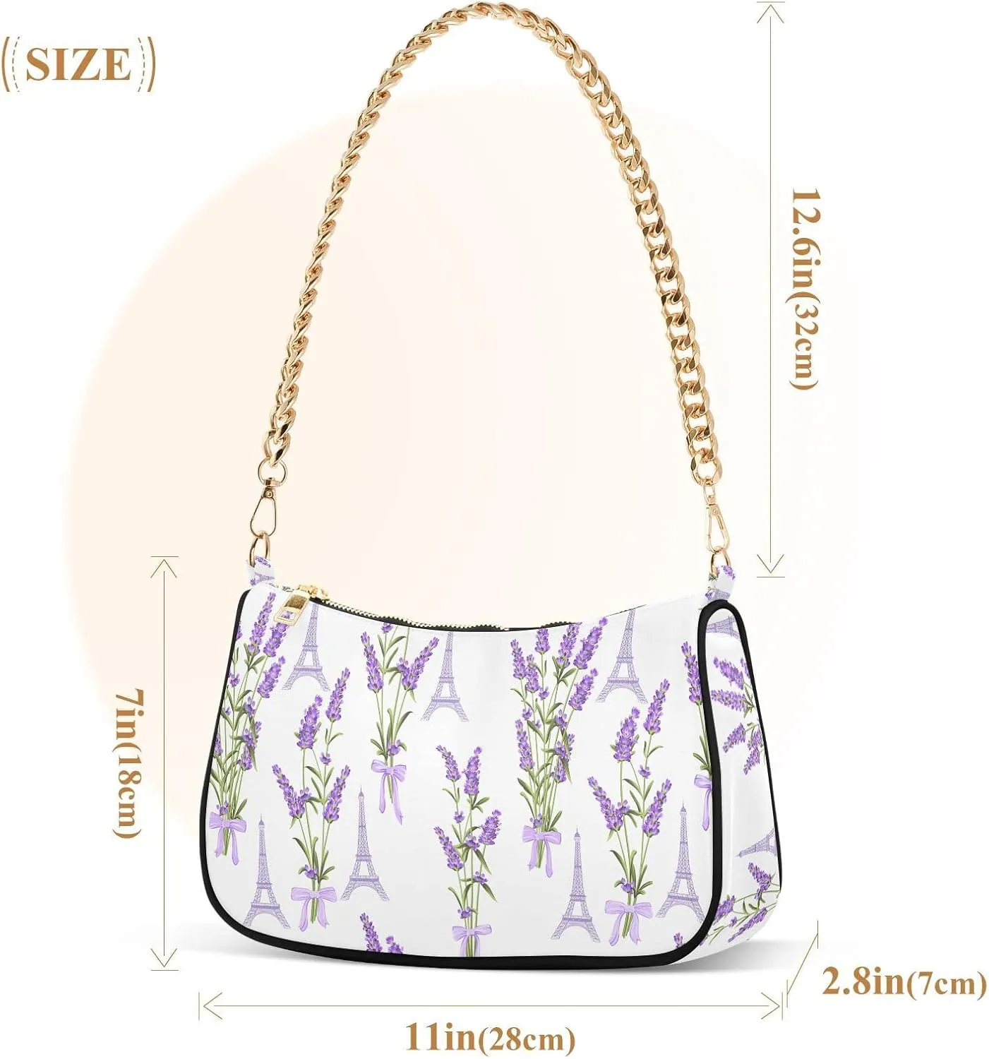 Chain Shoulder Bag Tote Handbag Purse for Women