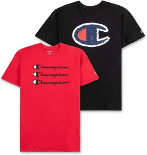 Champion Big and Tall T Shirts for Men  2 Pack Graphic Mens Big and Tall Tees