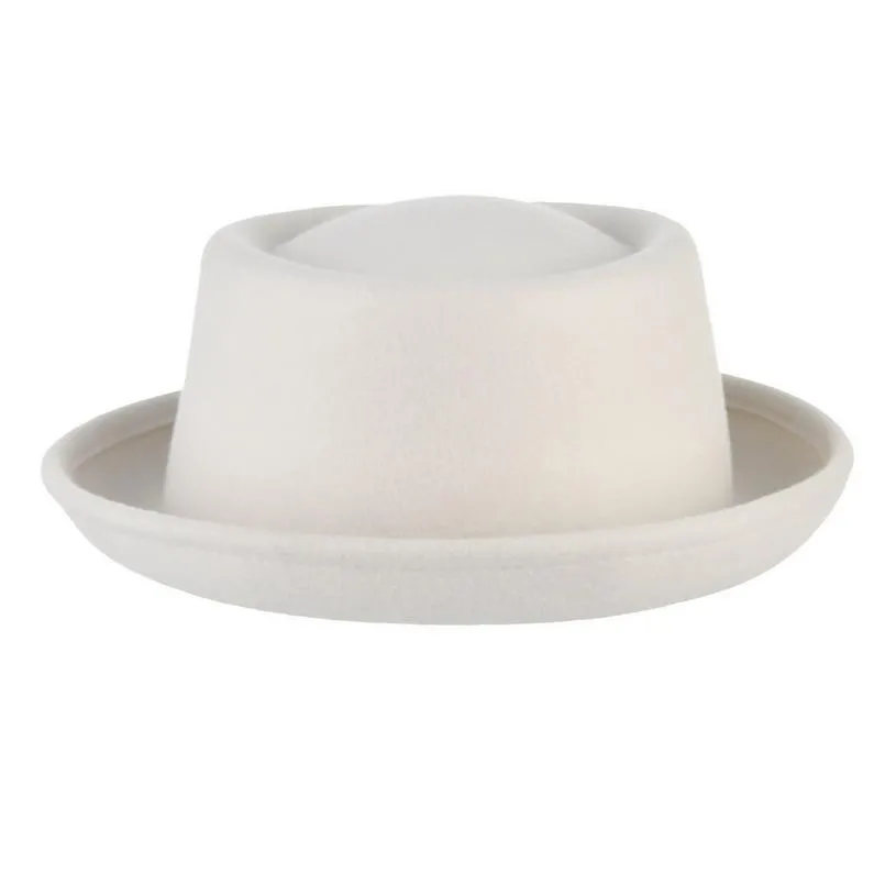 Classic Soft Wool Felt Pork Pie Hat