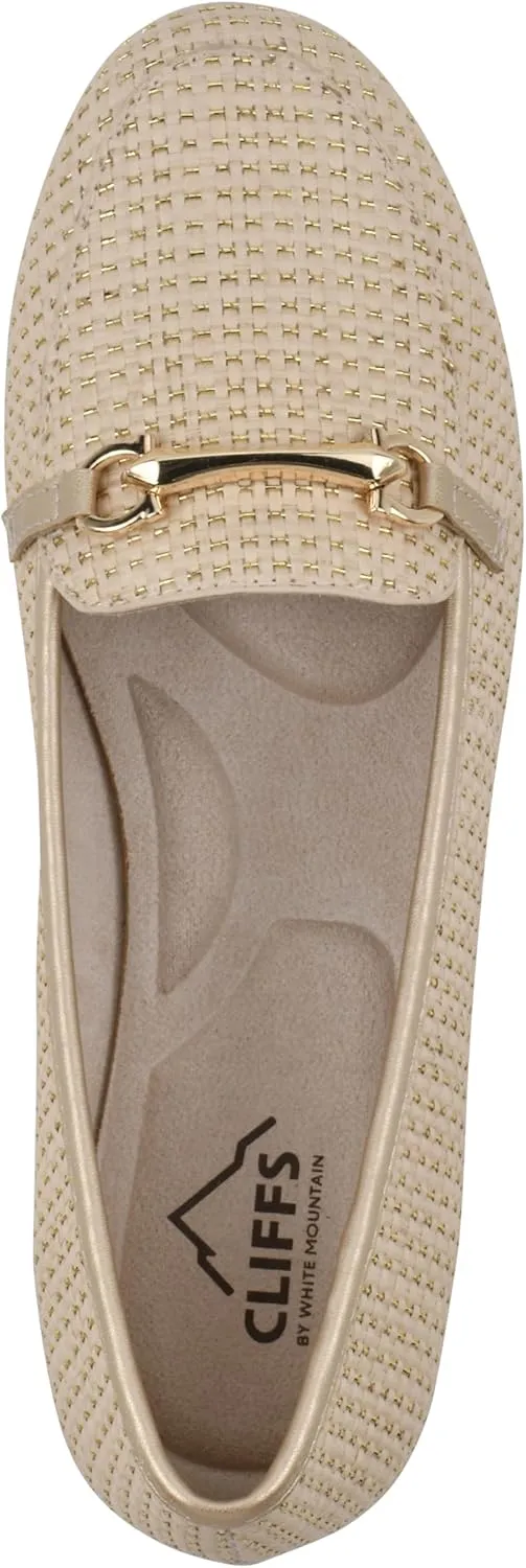 CLIFFS BY WHITE MOUNTAIN Women's Glowing Cushioned Loafer Flat