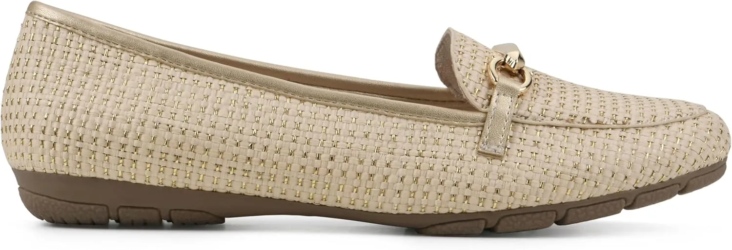 CLIFFS BY WHITE MOUNTAIN Women's Glowing Cushioned Loafer Flat