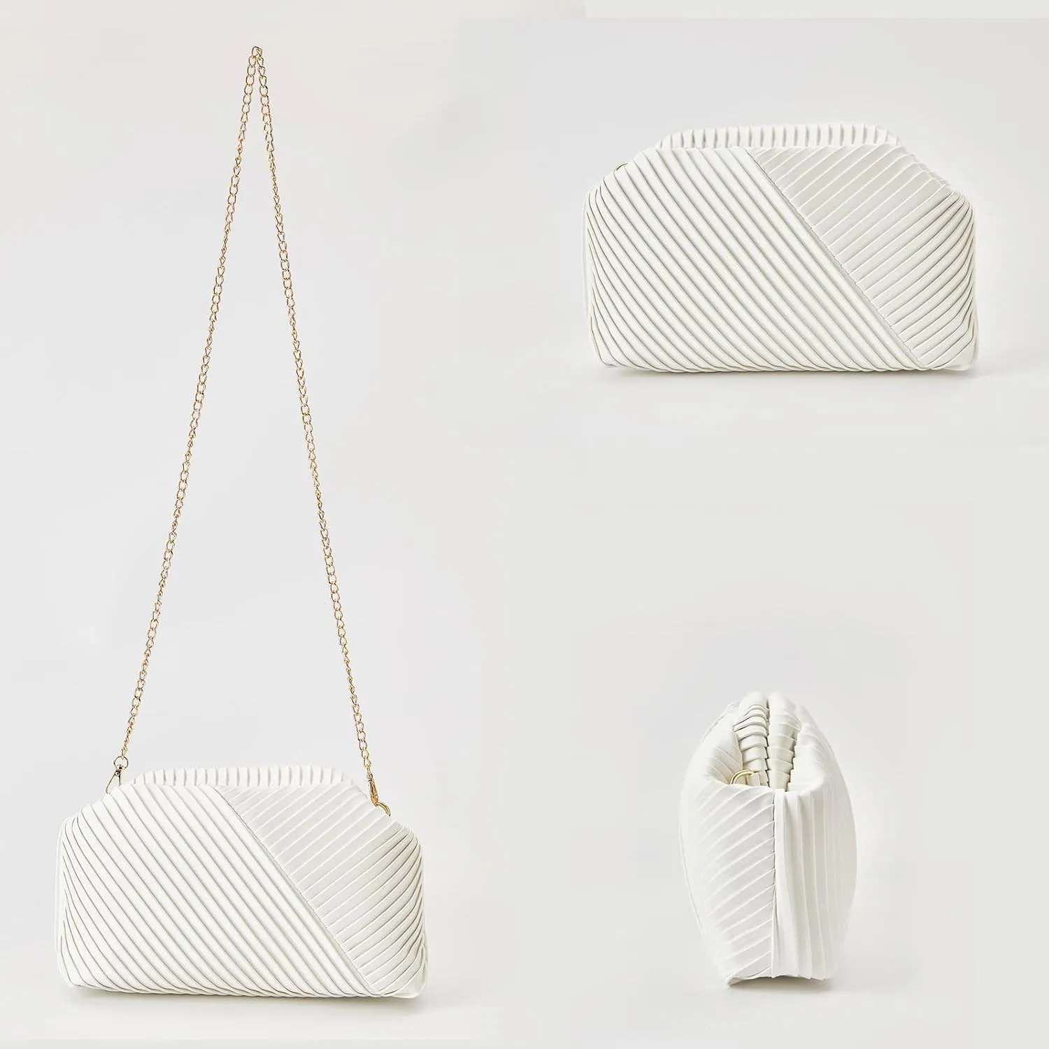 Clutch Handbag for Women Chain Shoulder Crossboby Bag Cloud Purse Designer Evening Bag