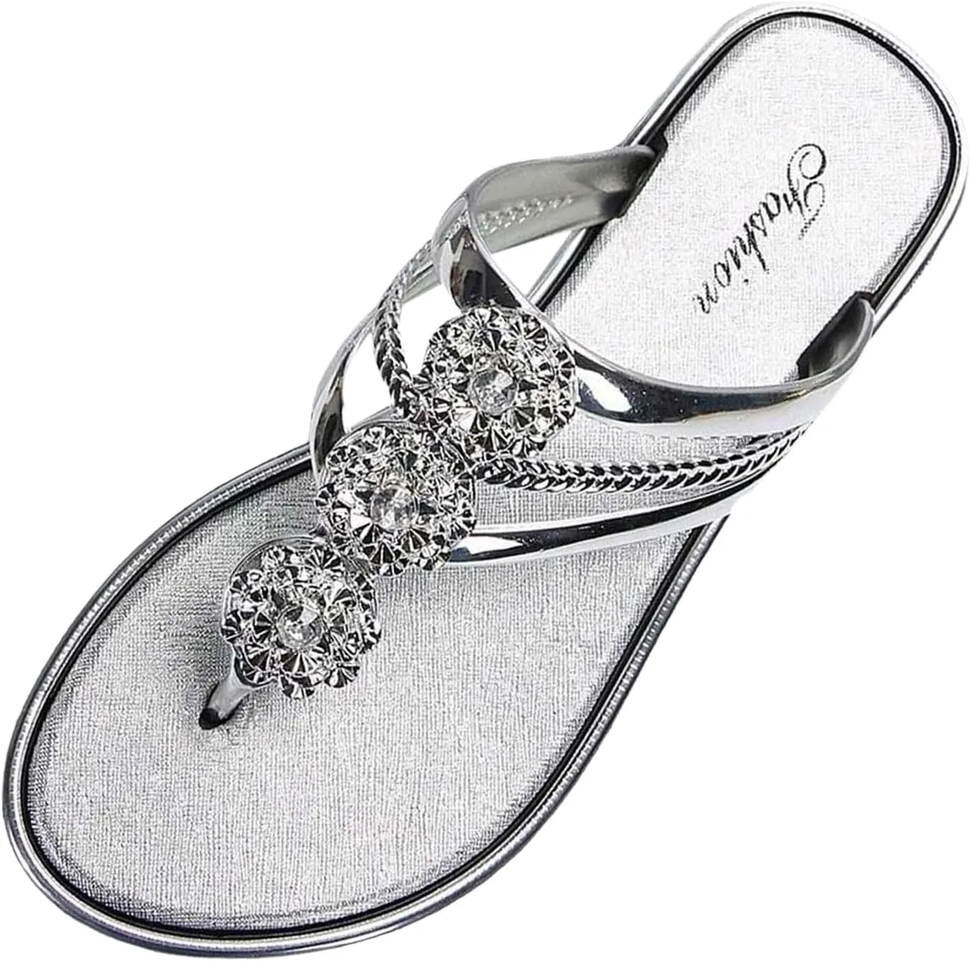 Comfortable Slip on Slide Sandals for Women Fashion Casual Strappy Cool Shoes Casual Non Slip Flat Sandals