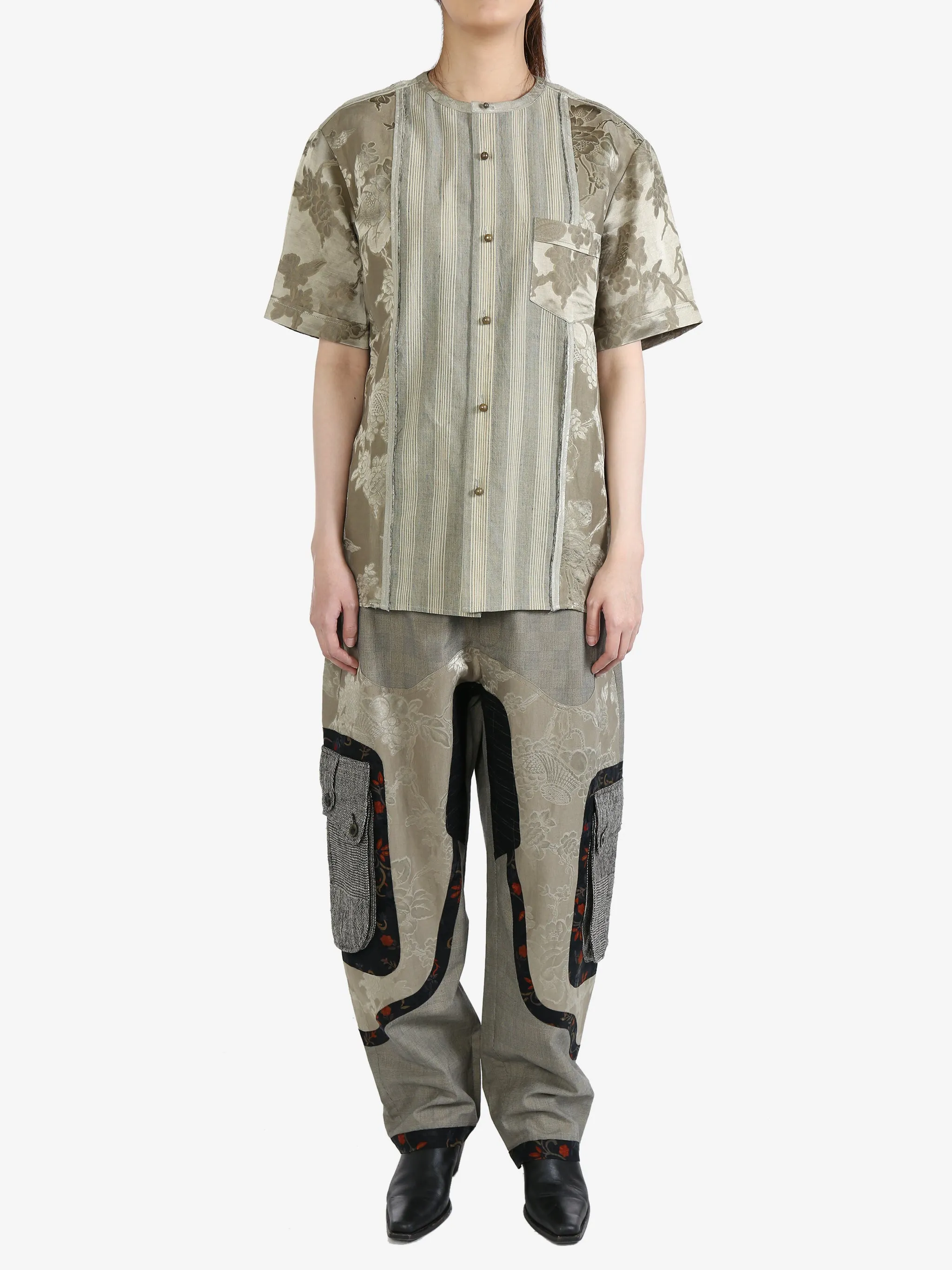 COMMUNS - Unisex Printed Short Sleeve Shirt