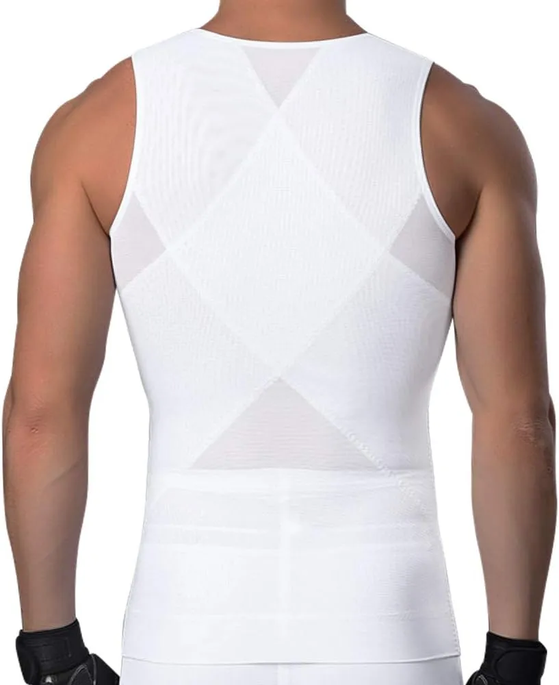 Compression Shirts for Men Body Shaper Slimming Shirts Shapewear with Zipper