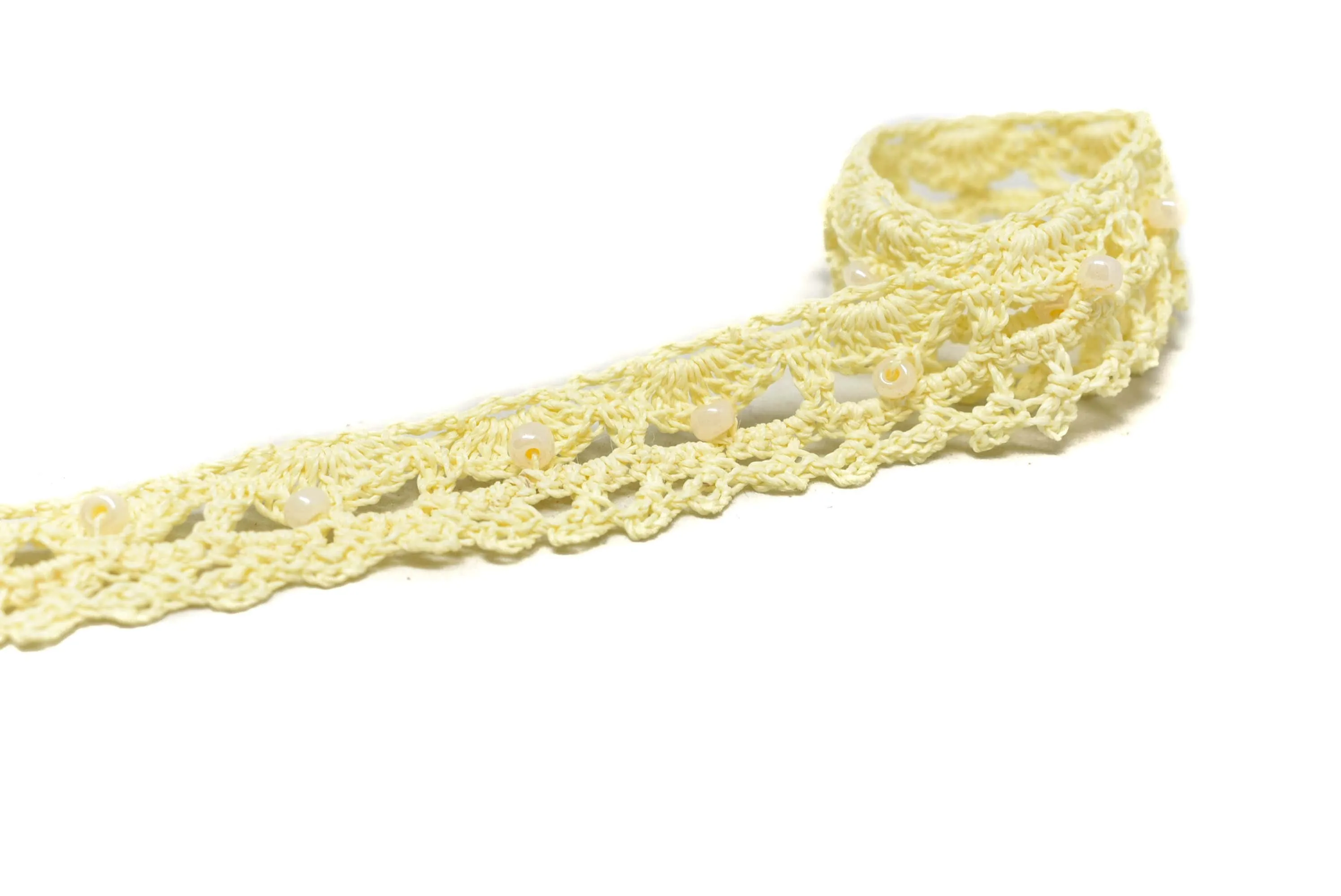 Crochet Beaded Trim